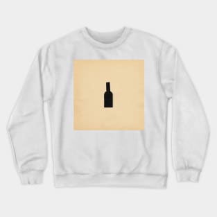 Minimalist wine bottle Crewneck Sweatshirt